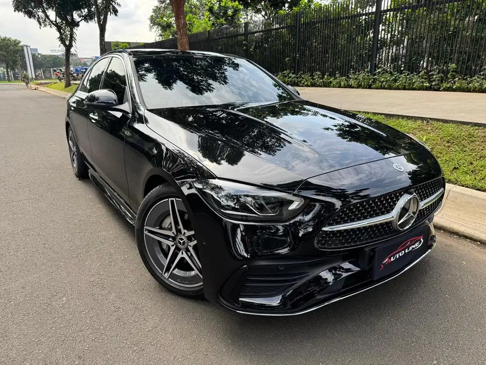 mercedes benz c300 2023 w206 tipe amg km7rb perak! like new! full ppf!