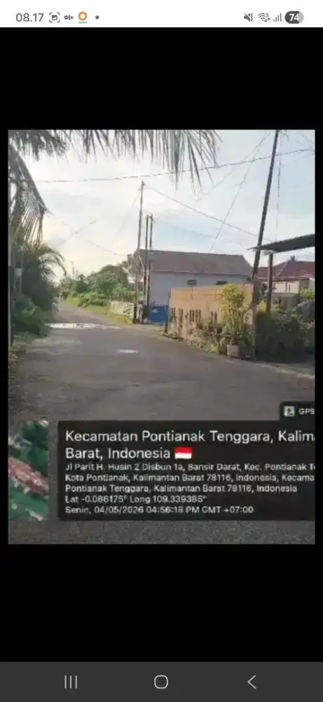 Tanah paris 2 komplek disbun 1a