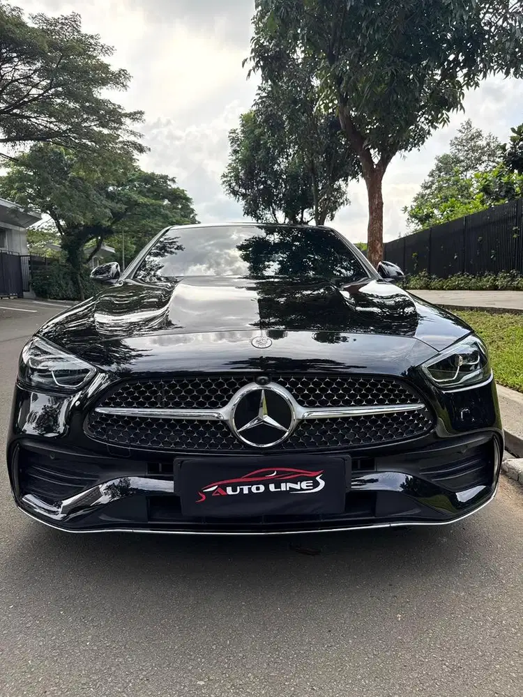 mercedes benz c300 2023 w206 tipe amg km7rb perak! like new! full ppf!