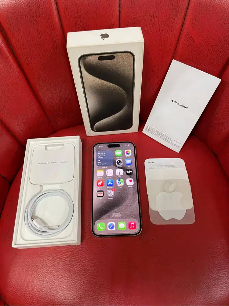 iPhone 15 Pro 128gb iBox PA/A Natural Titanium Fullset ORI