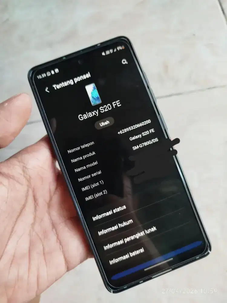Samsung s20 fe 8/256gb