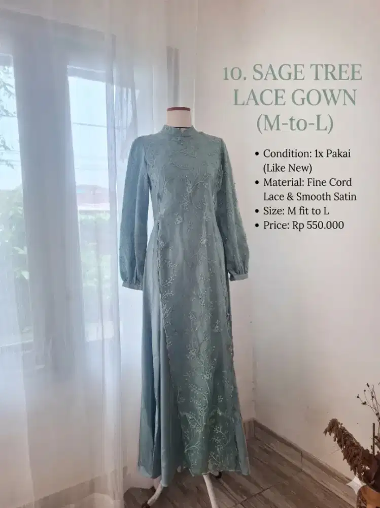 Sage Tree of Life Gown