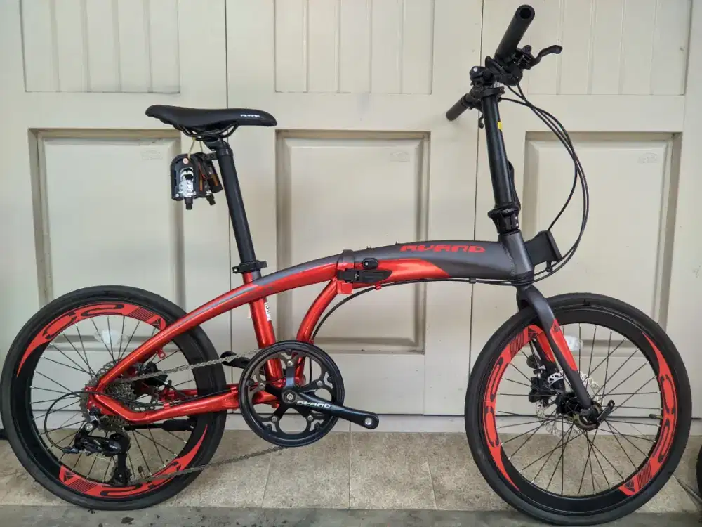 sepeda lipat avand Chester by united rem hidrolik Shimano uk 22