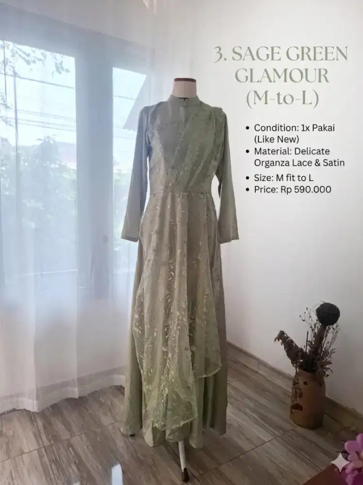 Sage Green Glamour Gown
