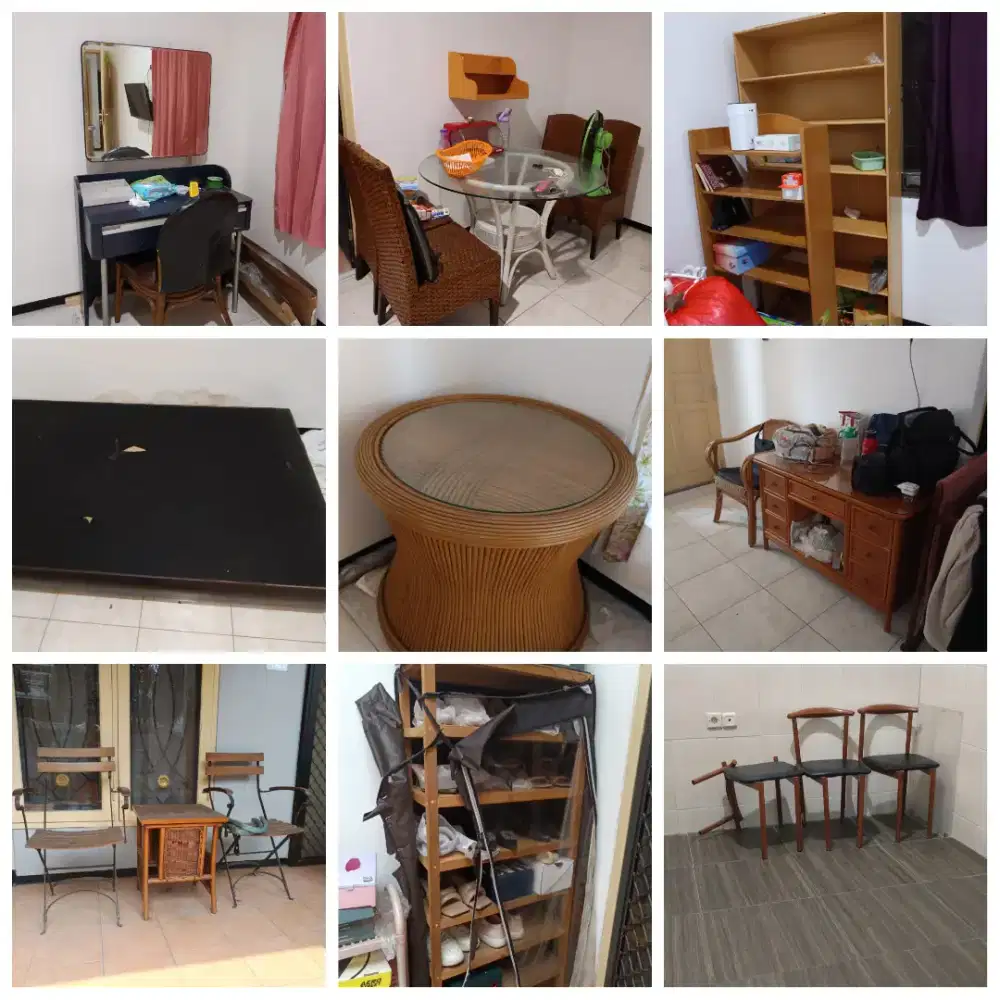 Jual borongan furniture/meubel second