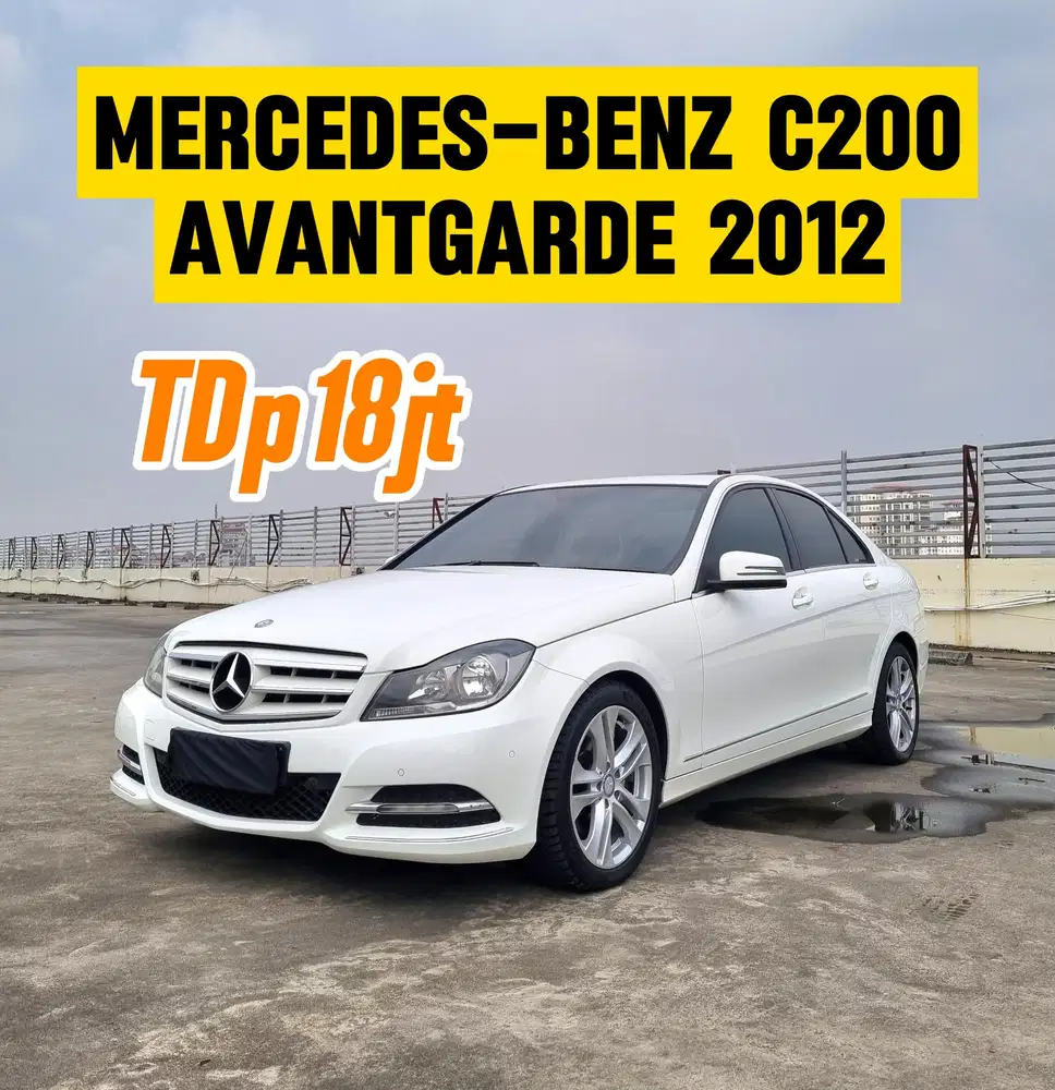 Mercedes Benz C200 Avantgarde 2012 TDP 18jt