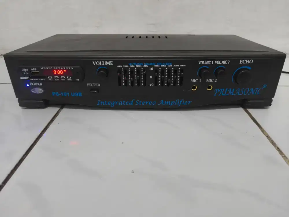 Ampli kondisi normal mantap bs karaoke