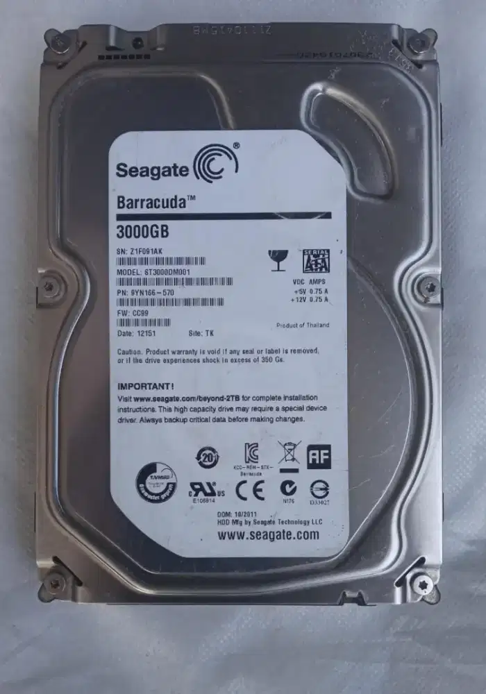 HARD DISC PC 3000 GB