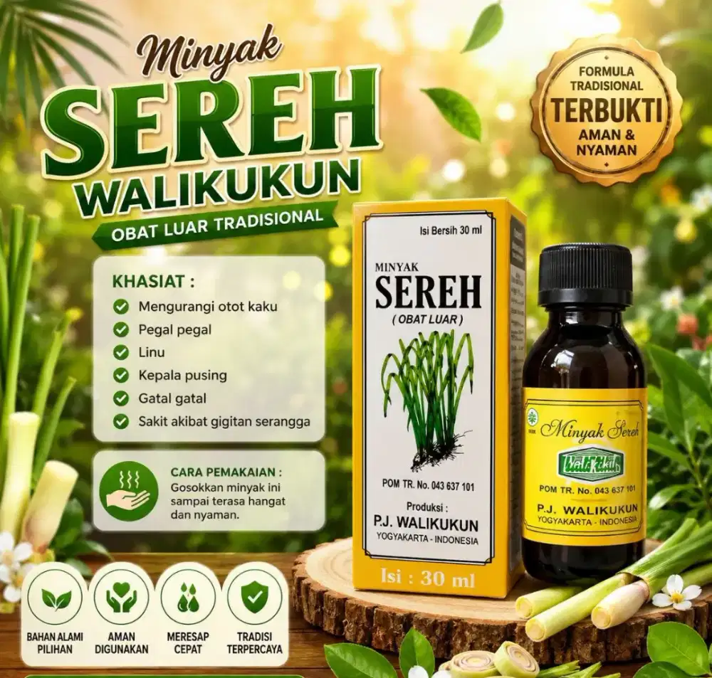 Terlaris! Minyak Sereh Walikukun