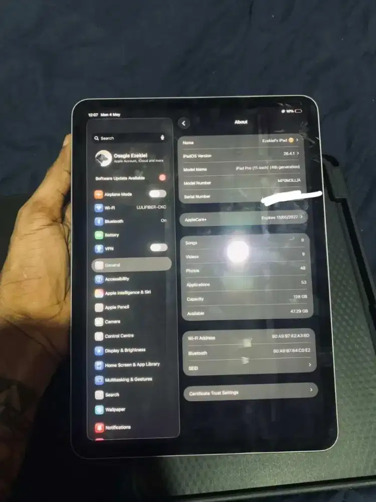 ipad pro m2 128gb wifi only