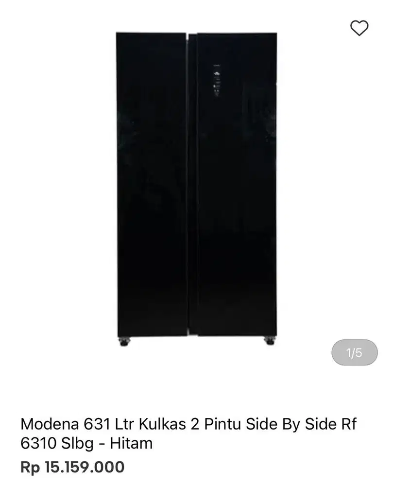 KULKAS SBS MODENA 631liter