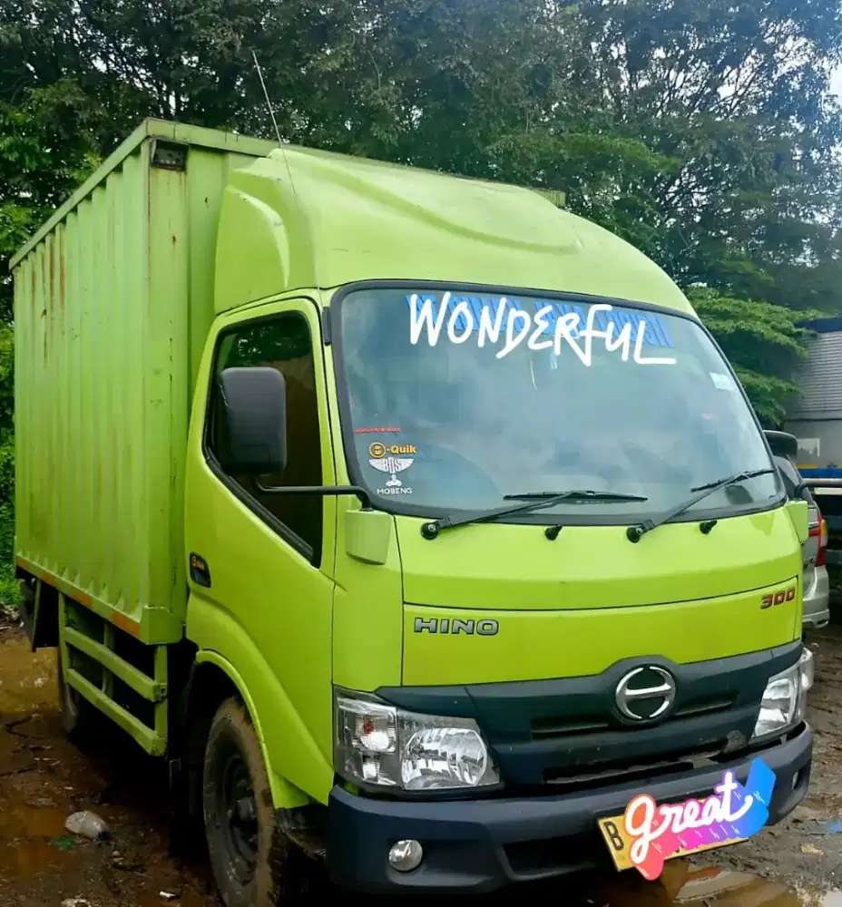Hino Dutro 4ban 115SD Box Besi Turbo Bio Solar Fullors mulus Plat B