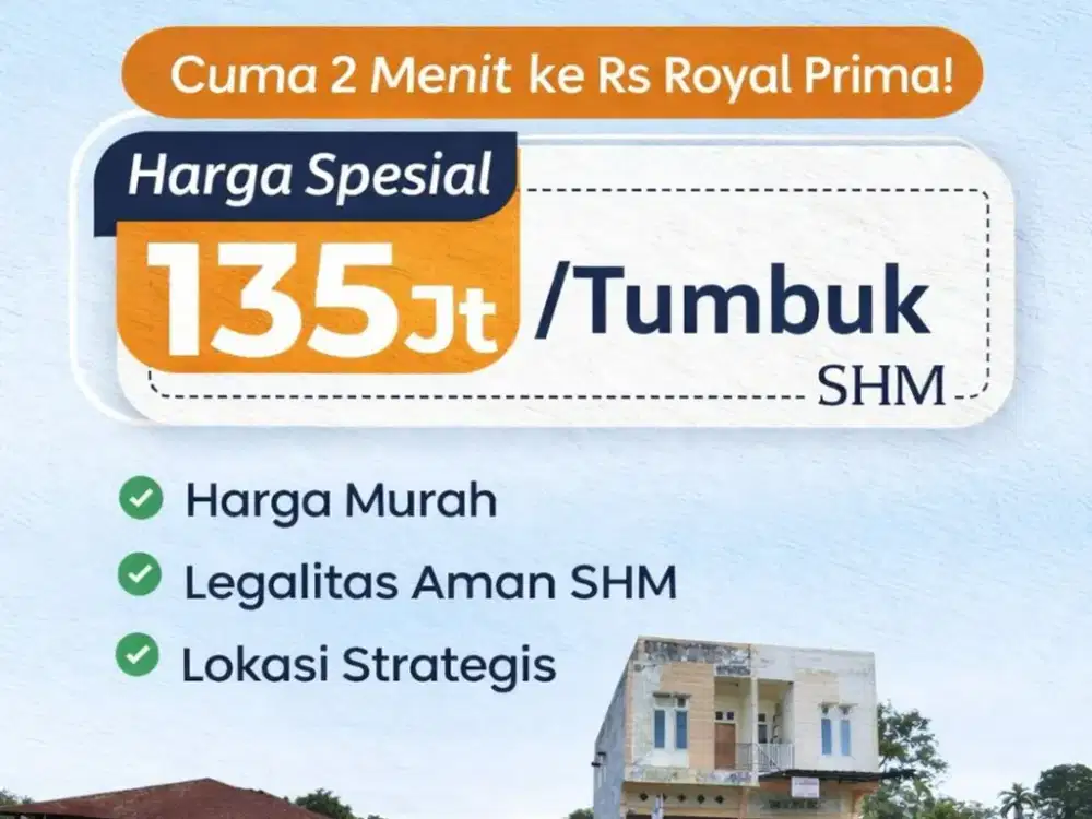 Jual Tanah 20 Meter Dari Jalan AS 2