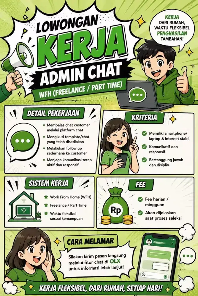 FREELANCE CHAT ADMIN TIKTOK