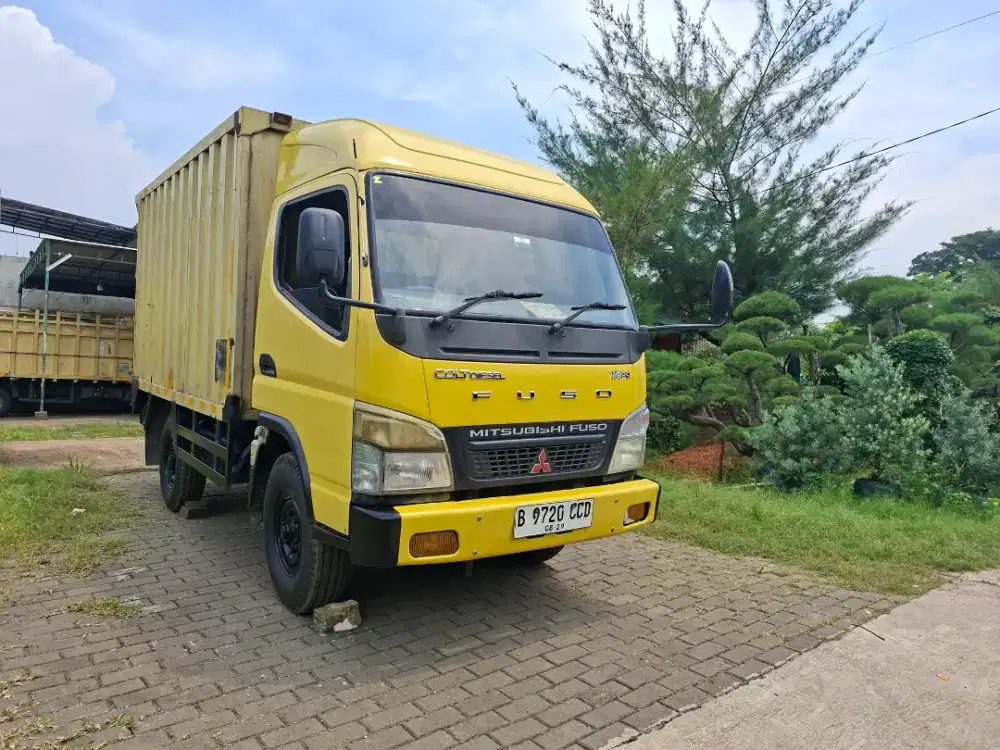 Misubishi CANTER.FE.71.Engkel 4 Ban.CDE. Box Cargo Contener krs Saluyu