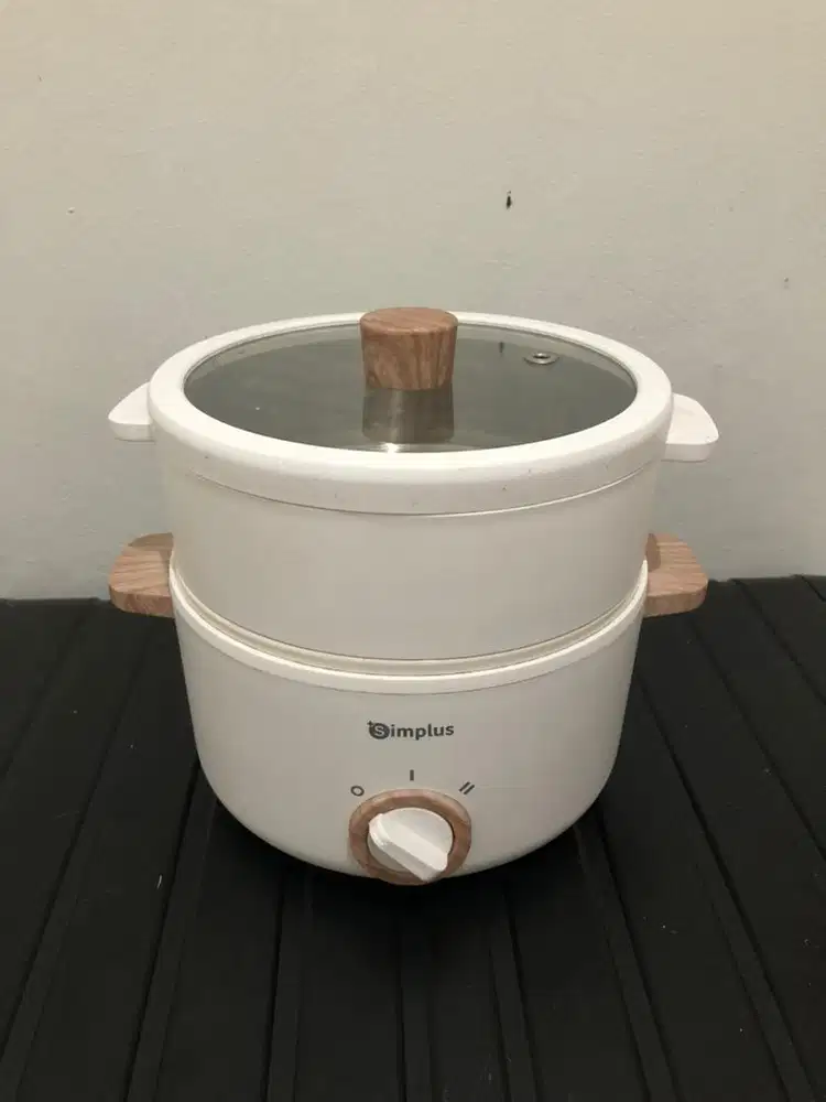 Panci listrik busa kukus/rebus/goreng