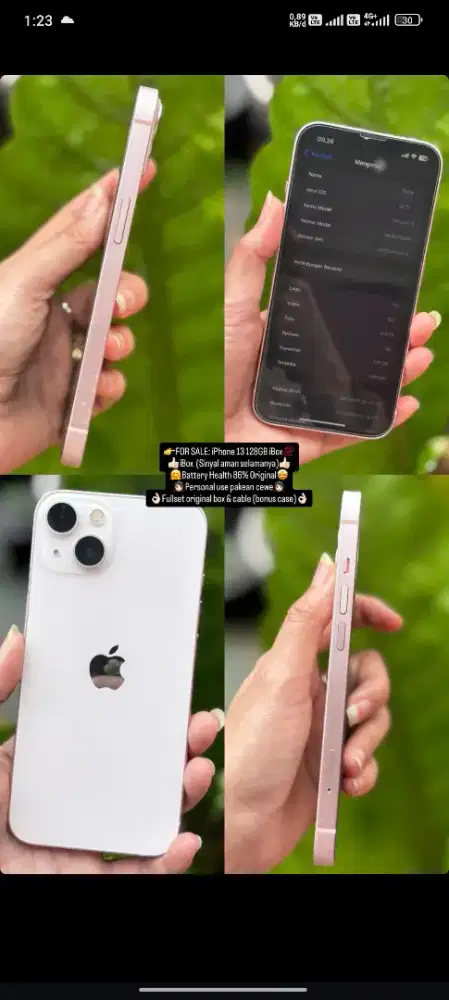 Jual Cepat iPhone 13 128GB iBox