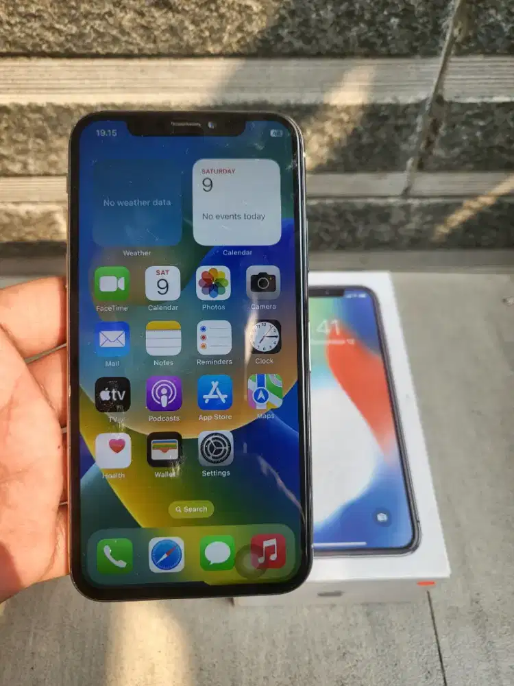 Jual cepat iphone x 64Gb fullset