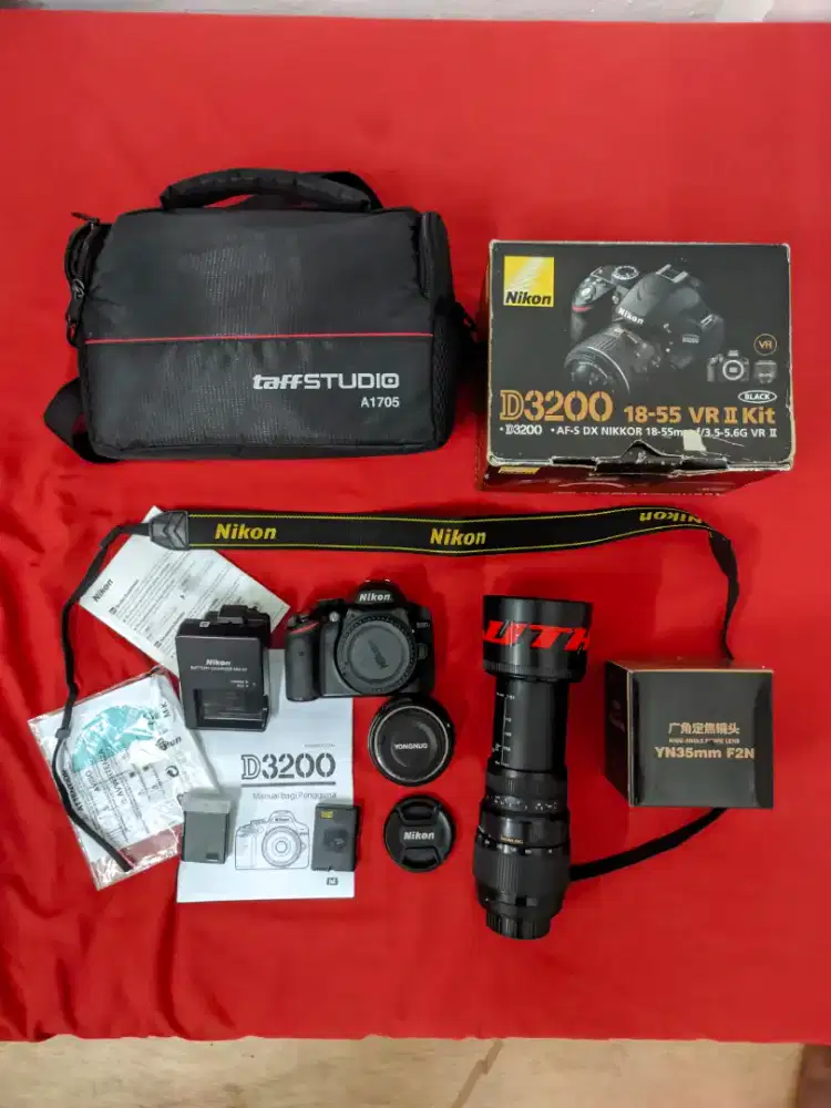 Nikon D3200 Paket Komplit