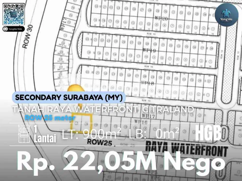 Jual Tanah Citraland Surabaya Di Raya Waterfront