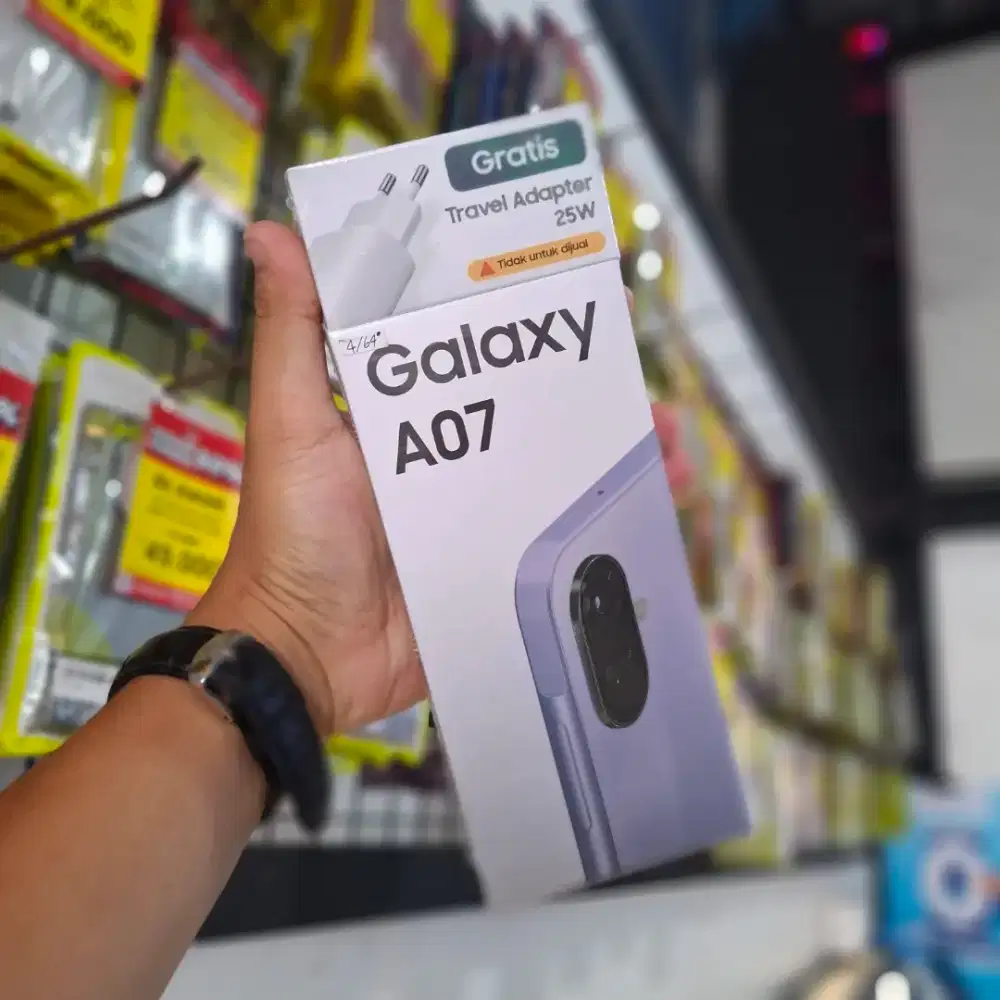 SAMSUNG A07 STOCK READY, BANTING HARGA. DIJAMIN SEGEL BERGARANSI RESMI