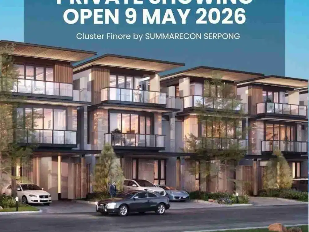FINORE BY SUMMARECON SERPONG OPEN SHOW UNIT NOW! FREE PPN & SEGERA HUNI TH INI