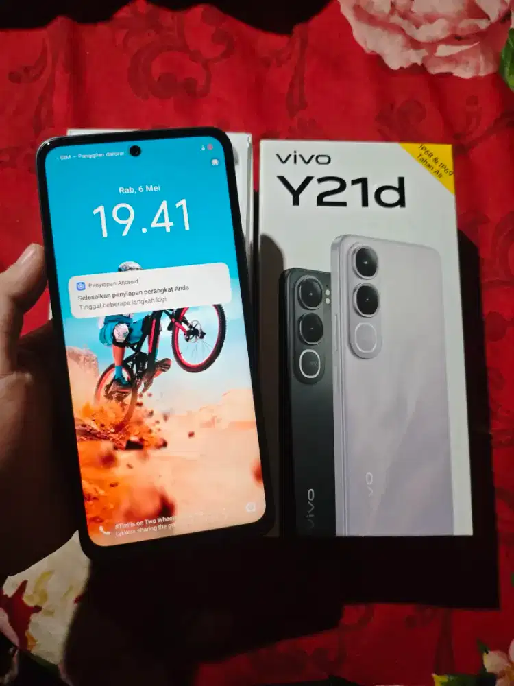 Jual vivo y21d 4/128 kelengkapan fullset