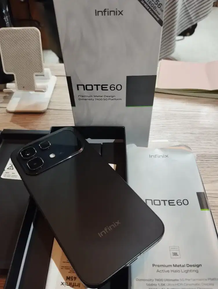 Infinix note 60 8/256gb garansi panjang