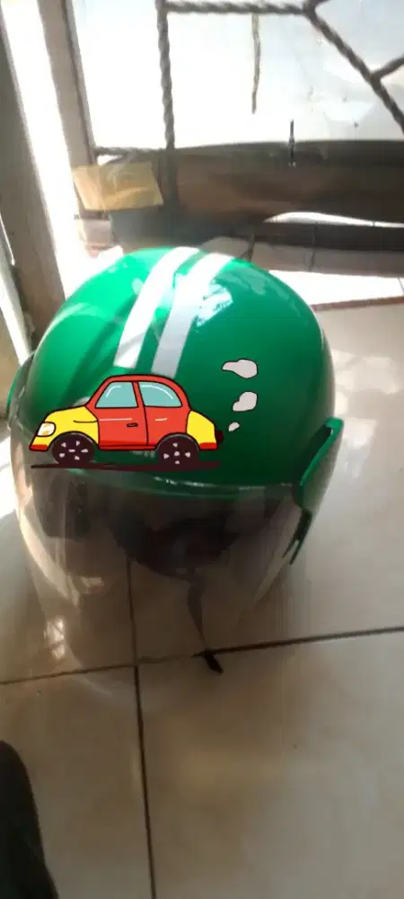 jual helmnt hijau cakep