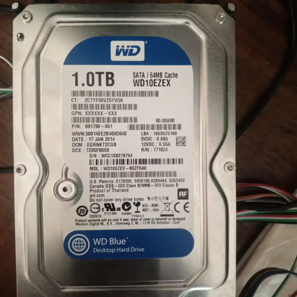 Hdd 1tb  wd blue