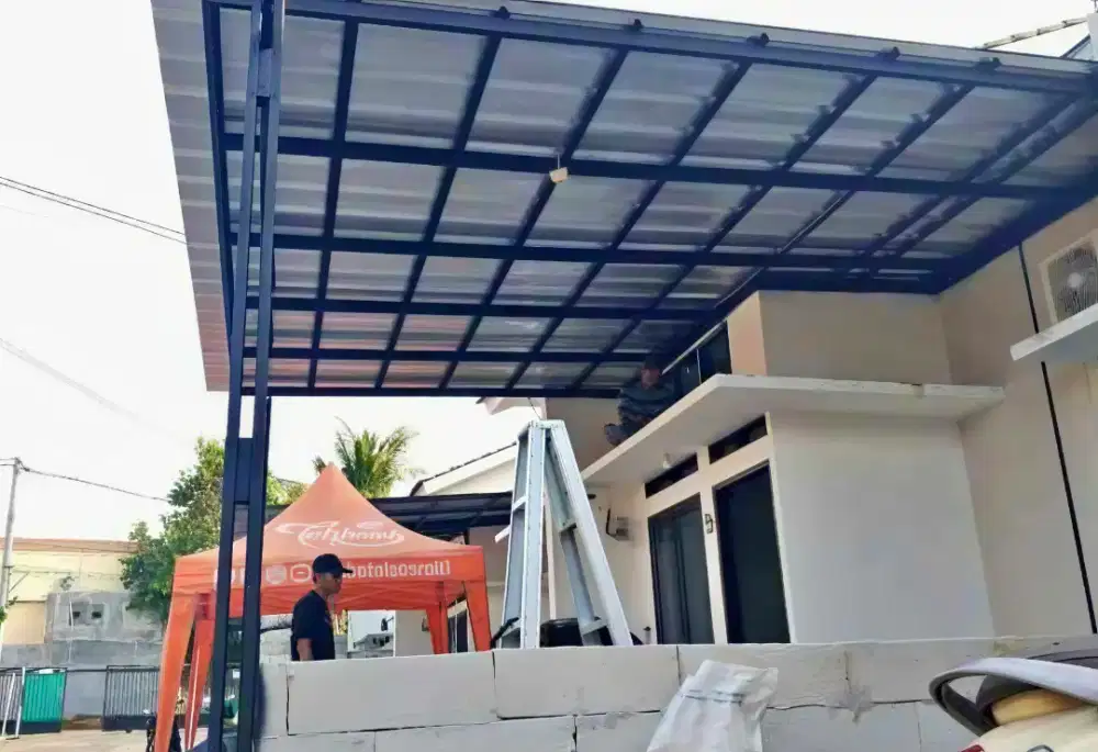 Jasa pasang kanopi baja ringan