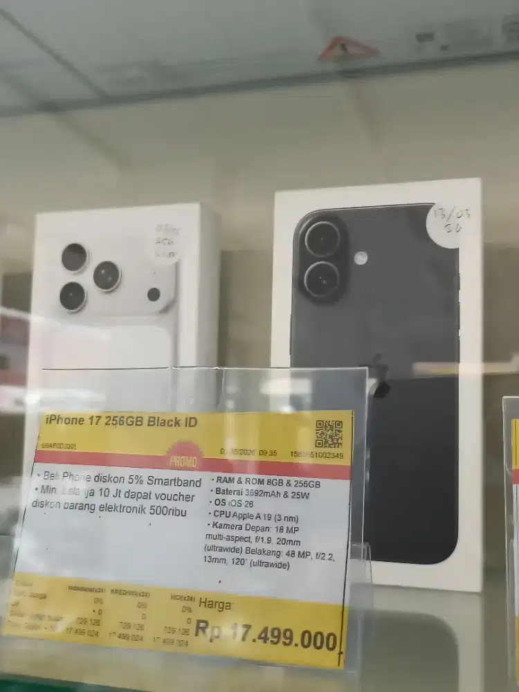 Kredit Kredivo iPhone 17 256GB Bunga 0 Tanpa Dp
