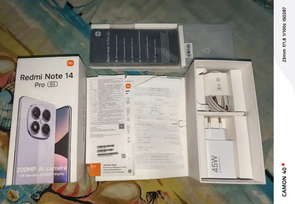 Xiaomi Redmi Note 14 Pro, 5G, 8/256, Fullset, Midnight Black
