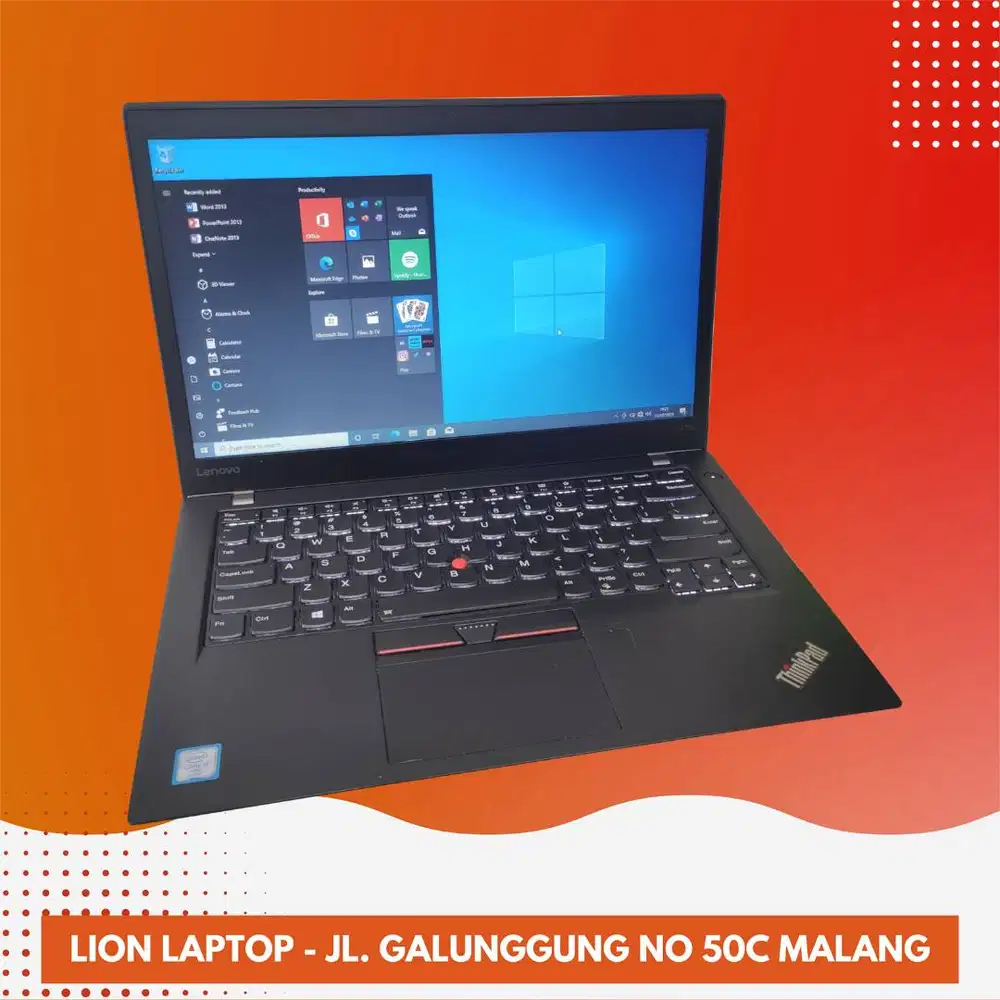 RAM 8GB SSD 256GB Core i7 SLIM Lenovo Thinkpad T470s [10|05]