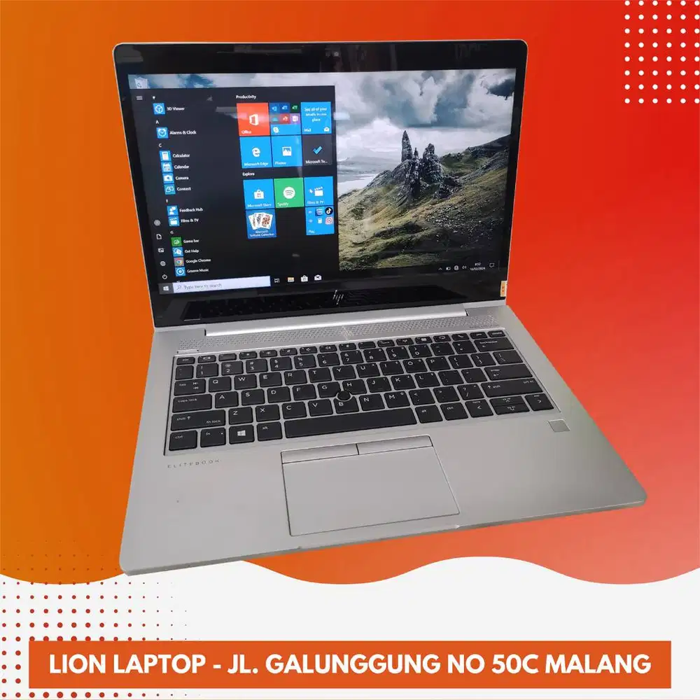 Core i7 gen 8 RAM 8GB Touchscreen Slim HP Elitebook 830 G6 [10|05]