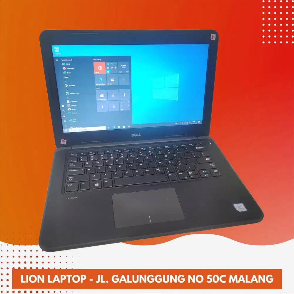 Core i5 Gen 7 Murah Mulus RAM 8GB SSD 256GB Dell Latitude 3380 [10|05]