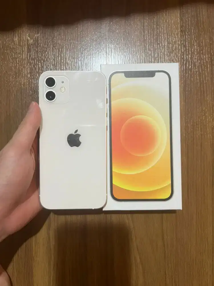 iPhone 12 White 128GB Minus Face ID Harga Murah
