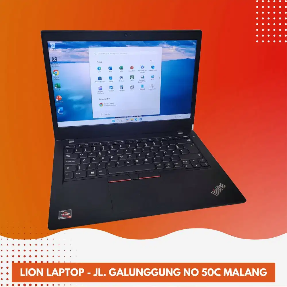 Gaming/Editing AMD Ryzen 5 PRO 8/256 MULUS Lenovo Thinkpad L14 [10|05]