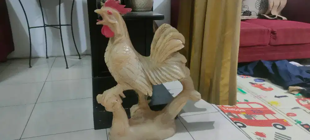 Pajangan ayam Marmer