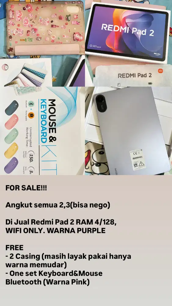 REDMI PAD 2 RAM 4/128 - WIFI ONLY