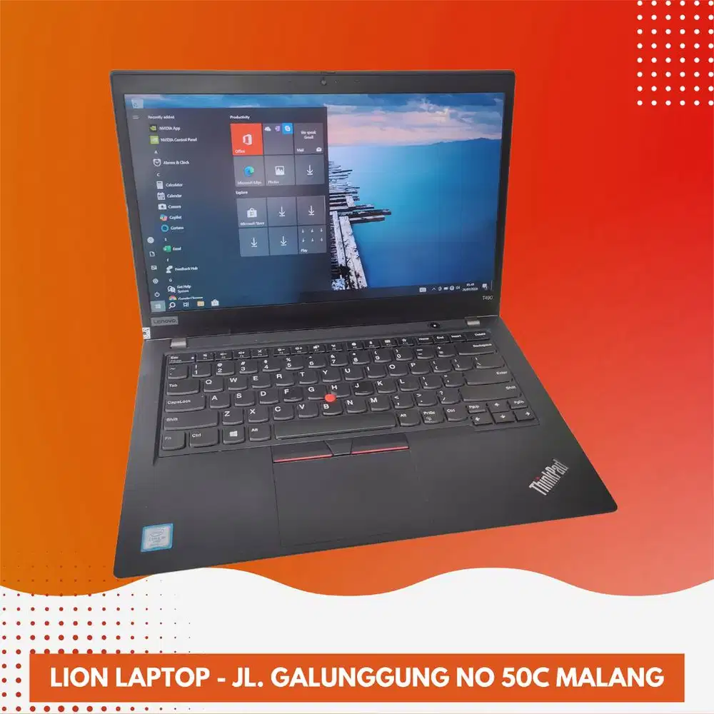 Double VGA NVIDIA Core i5 8/256 Slim Lenovo Thinkpad T490 [10|05]