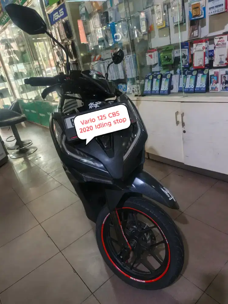 Honda Vario 125 CBS 2020 Idling Stop tipe tertinggi Black Doff Edition