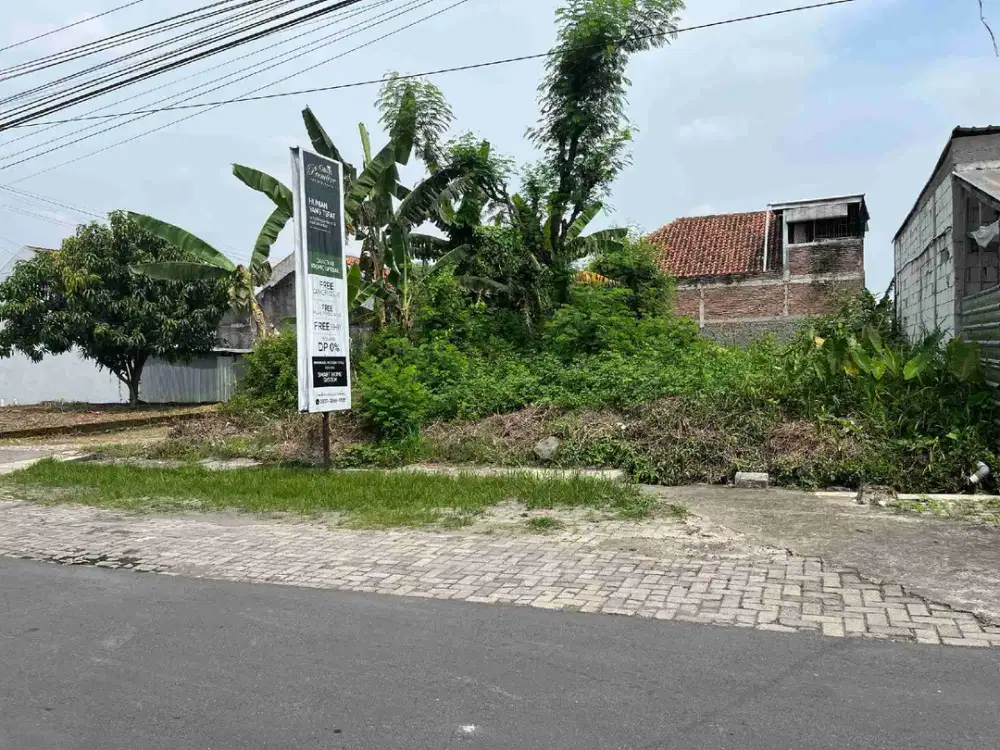 tanah strategis siap bangun dekat SMP N 3 Kertonatan Kartasura
