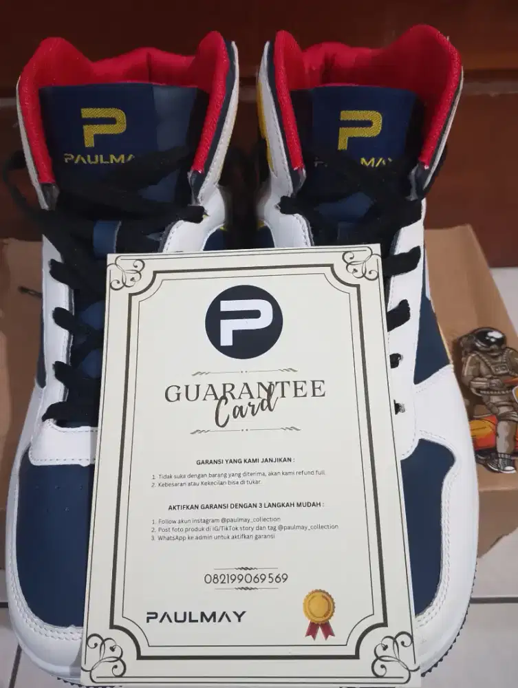 Sepatu Paulmay pria Lisbon high