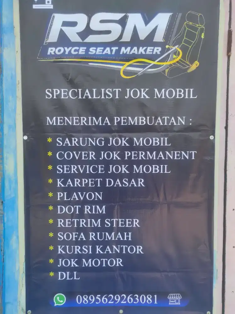 Ready Custom Sarung jok mobil/ Jok paten(permanen), bahan berkualitas