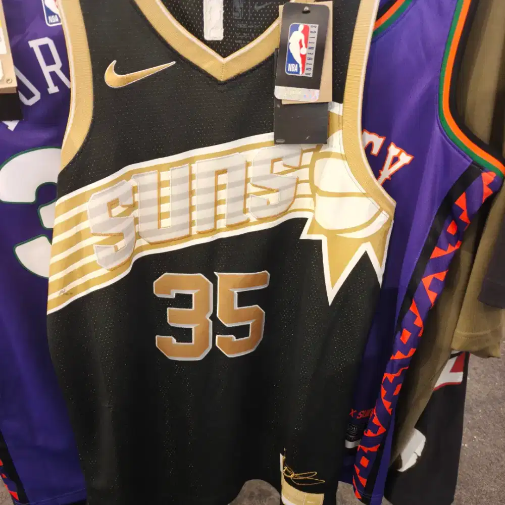 Jersey basket NBA Kevin Durant Phoenix Suns edisi authentic original