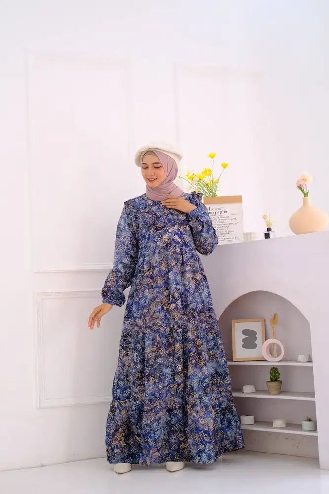 Gamis Rayon Super Violet