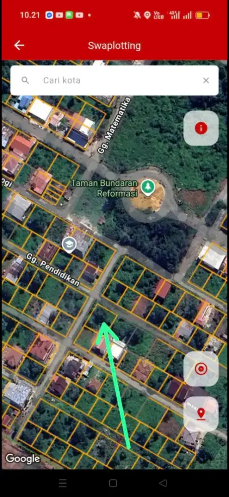 Tanah reformasi untan lapis pertama cocok bangun kos