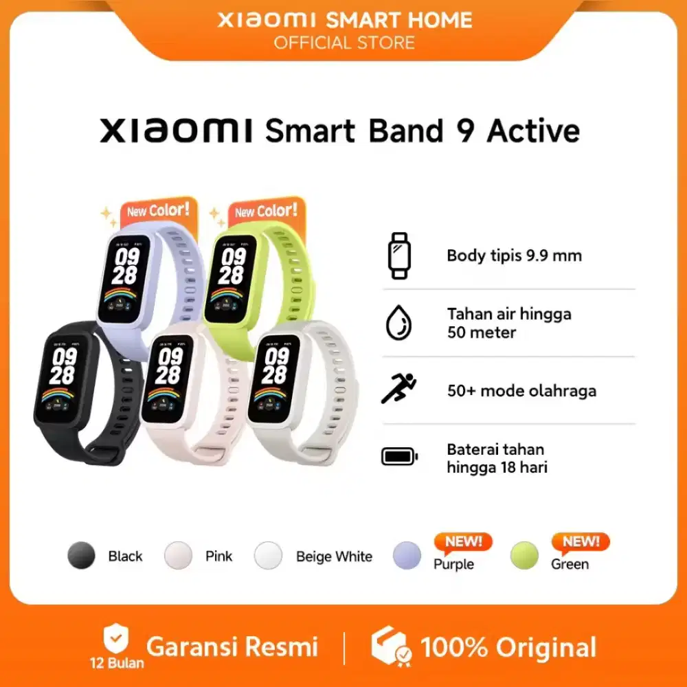 New Jam Tangan Xiaomi Band 9 Active