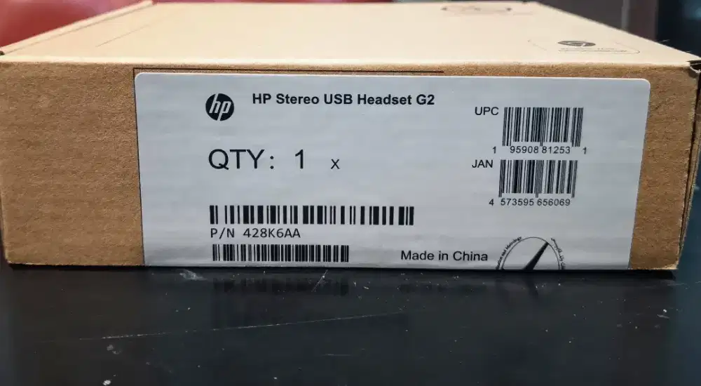 Headset HP stereo USB G2